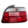 BMW 5 E39 96- aizmugures SED balts/sarkans L