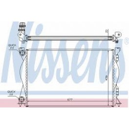 A6 04- radiators 2.0TDi, 2.0TFSi MAN 677x425x28 RA60235