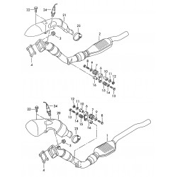 Izpūtēja Blīve 8D0253115F, 71-31349-00 2