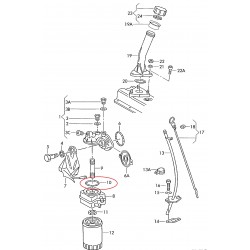 Eļļas radiatora blīvgredzens 50-029051-00 GOETZE ,038117070A 2