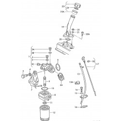 Audi VW Eļļas korpusa blīve 074115441C 2