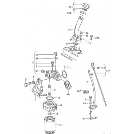 Audi VW Eļļas korpusa blīve 074115441C