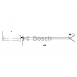 Riteņu griešanās ātrumdevējs 0 265 004 010 BOSCH,... 2