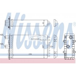 Salona radiators NISSENS NS73974, 701819032
