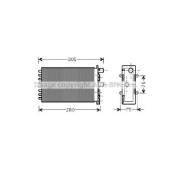 Salona radiators AVA QUALITY COOLING VWA6239 NS73974,...