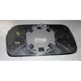Audi 100 C3 91-94 spoguļa stikls ar apsildi L