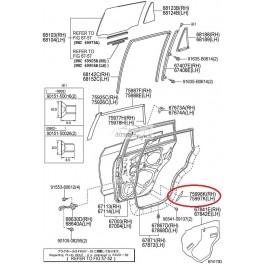 Toyota RAV4 06-12 aizsarg uzlīme aizmugures R...