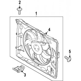 BMW E82,E89,E90,E92,E93 ventilatora...