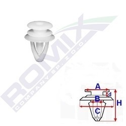 Opel klipsis apšuvuma 149910 9032112