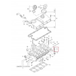 Sprauslas rem.kompl. OE daļa 038103385A