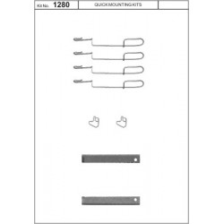 Bremžu uzliku rem.k-ts Quick Brake Q1280