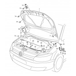 Audi VW Stiprinājums 1U0823397