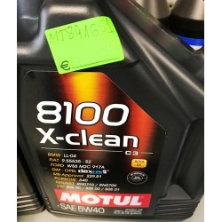 MOTUL 8100 X-clean 5W40 5L ACEA C3 API SN/CF 