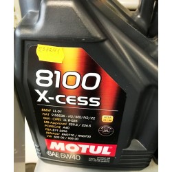 MOTUL 8100 X-cess 5W40 5L ACEA A3/B4 API SN/CF