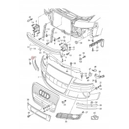 Audi A8 04-07 hroma uzlika R 4E0807244AA2ZZ