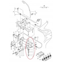Audi A6 C6 Pneimo piekares kompresora bukses 4F0698505