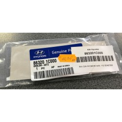 Hyundai Getz emblēma uz bag. vāka 863201C000 2