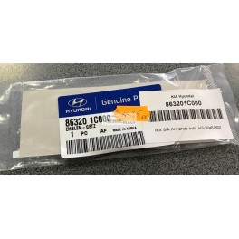 Hyundai Getz emblēma uz bag. vāka 863201C000