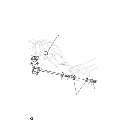Opel CAMPO Isuzu Atbalsts  8-94433673-0, 94433673