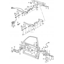 VW Passat 93-96 durvju rokturis priekšas...