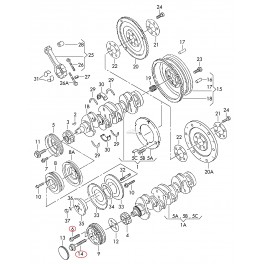 Piedziņas skriemeļa skrūvju k-ts CORTECO...