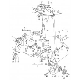 Audi amortizatora stiprinājums L, 8K0413037L