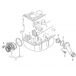Flancis BGA FA0123, 038121121B 2