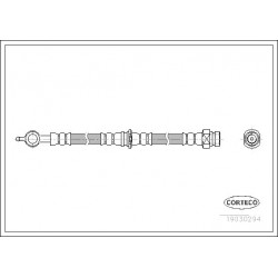 Bremžu šļūtene Quick Brake QB58917, 30821264, 30862413