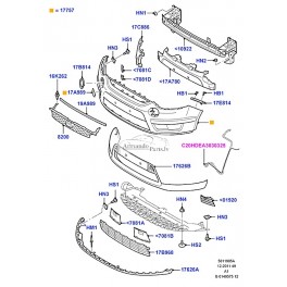 Ford S-MAX GALAXY BAMPERA KRONŠTEINS PR. R...