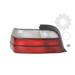 BMW 3 E36 91-98 COUPE aizmugures lukturis L balts/sarkans...