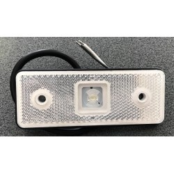 Gabarītlukturis universāls balts 117x47x9 LED