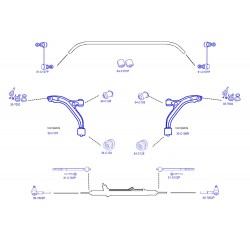 Sviras bukse MOOG 34-C125, 4743094AA 2