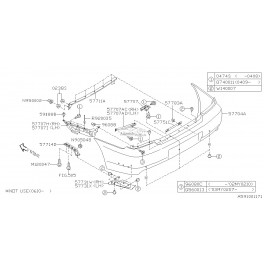 Subaru Impreza 03-05 aizm. bampera stiprinājums...