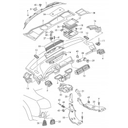 Audi A4 01-04 nosegs virs AKB 8E181944701C