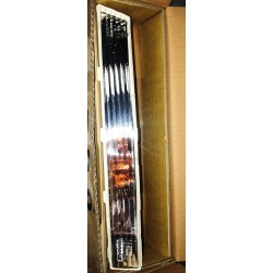 VW Passat 05-10 pagrieziens bamperī balts L DEPO 3C0953041L