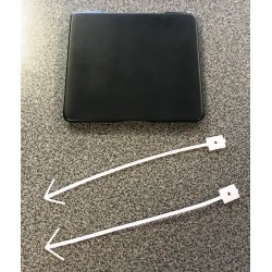 BMW 5 E34 88-95 bampera āķa vāciņš aizmugures 51121944539 2