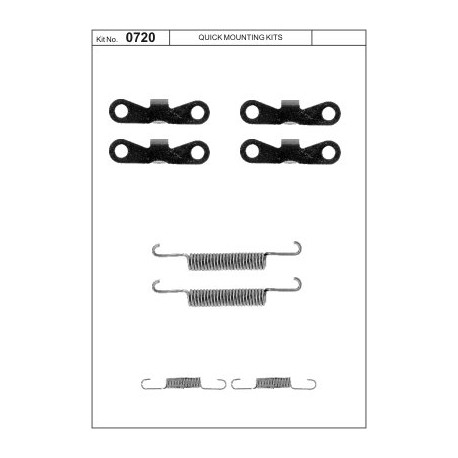 Stāvbremzes loku rem. K-ts Q720  Quick Brake