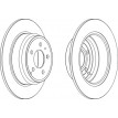 Volvo V70, 850 Bremžu diski Comline DDF552, ADC1905