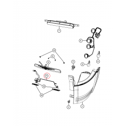 Fiat & Chrysler CARAVAN / TOWN & COUNTRY 14-  numura apgaismojuma ligzda 68238667AA