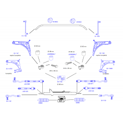 Stabilizatora bukse FEBI BILSTEIN 34-B108, 31351094555 2