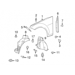 GLK-CLASS (X204), 10-12 spārna sargs priekšā, priekšējā daļa L, 2046901730 2