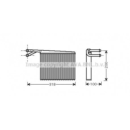Salona radiators AVA QUALITY COOLING MSA6372, NS72043, 0038356101
