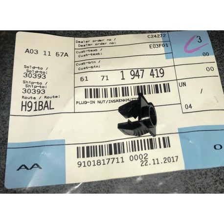 BMW X5 E53 stiprinājums 51711947419