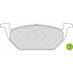 Bremžu uzlikas FERODO FDB1094, 1J0698151A