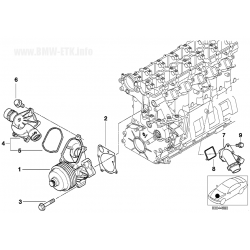 BMW Blīve dzesēšanas flancim11122247745 2