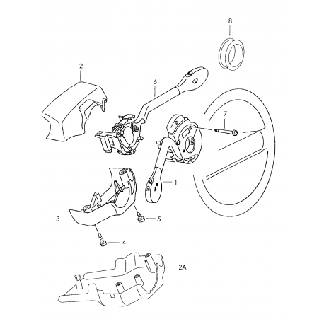 Stūres statnes slēdzis 440246 ERA, 1H0953513