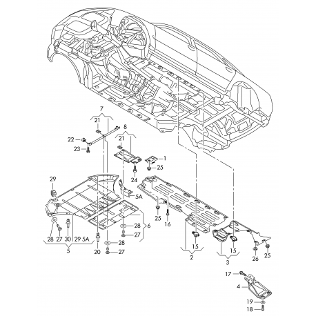Audi A8 04-10 wheel spoiler RH 4E0853888B