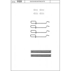 205 Bremžu uzliku rem.k-ts   Quick Brake  Q1151
