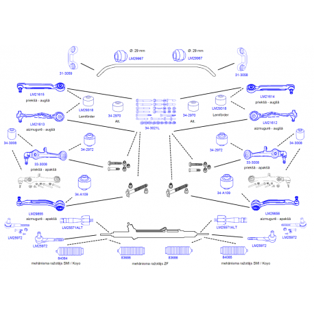 Svira SIDEM 37072, TC1956, LM29855, 8E0407693AJ