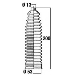 Stūres meh gumija 2